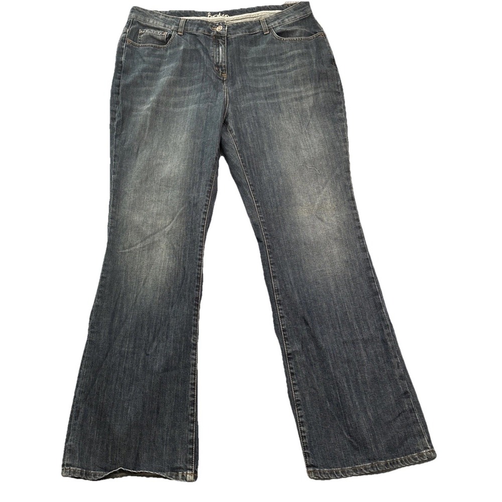 Boden Bootcut Jeans Women's Blue Excellent Dark Wash Denim 16R
